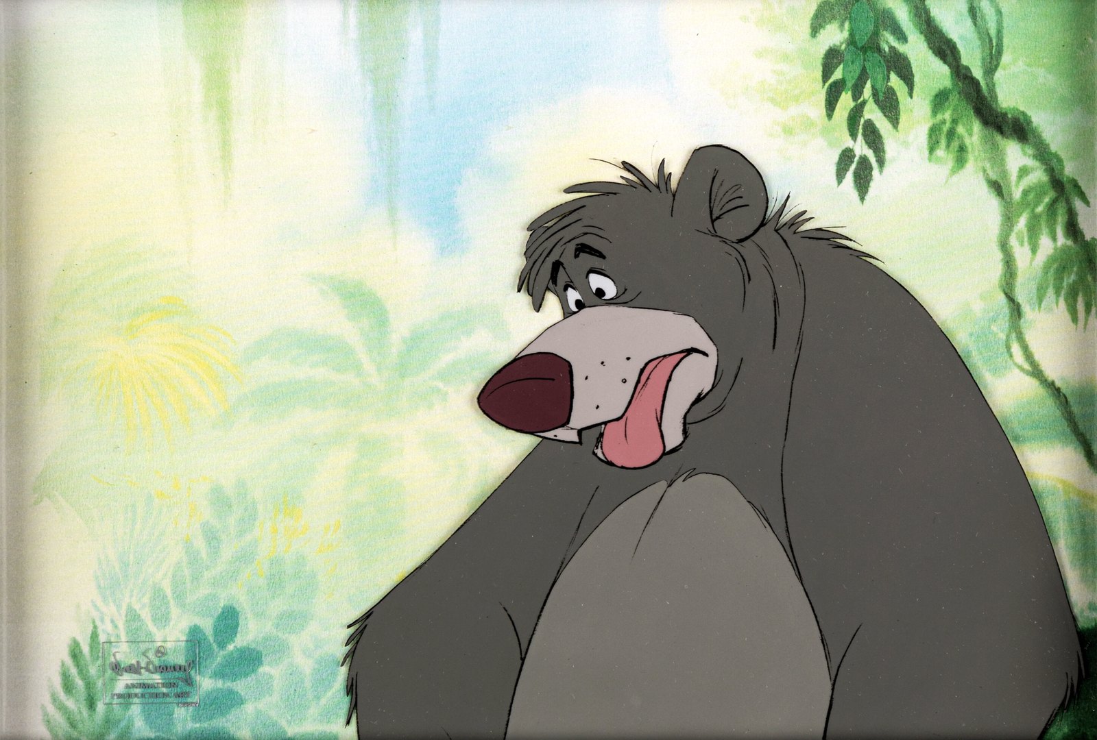 The Jungle Book Baloo Production Cel