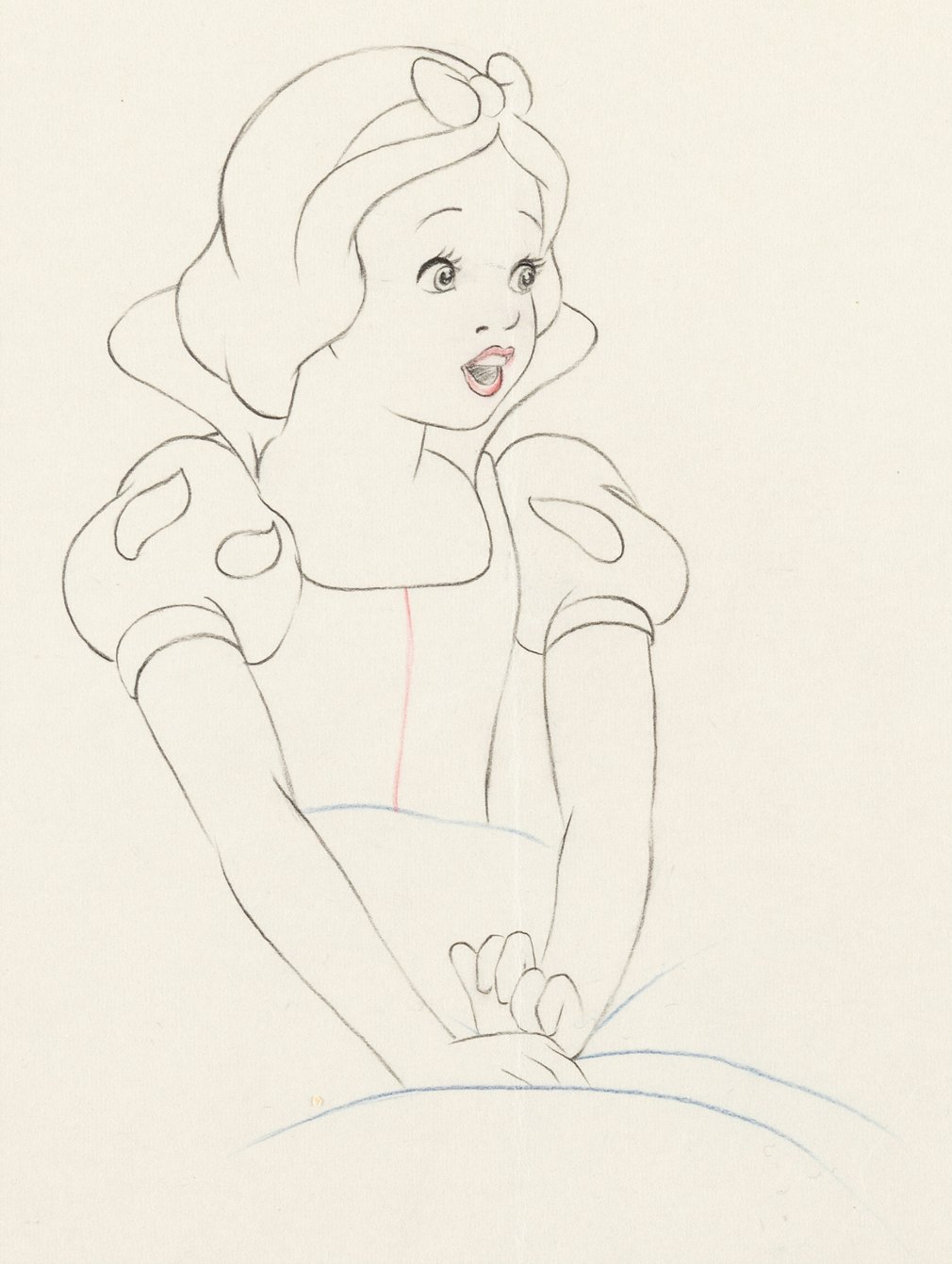 Snow White and the Seven Dwarfs Animation Color Model Drawing