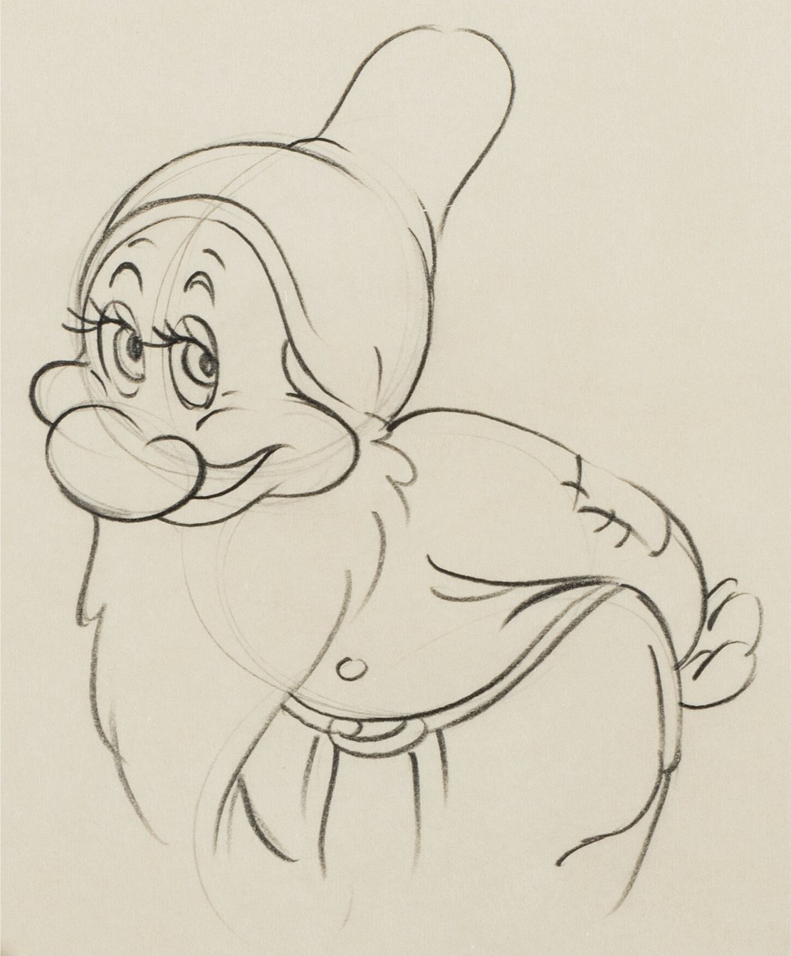 Snow White and the Seven Dwarfs Bashful Animation Drawing