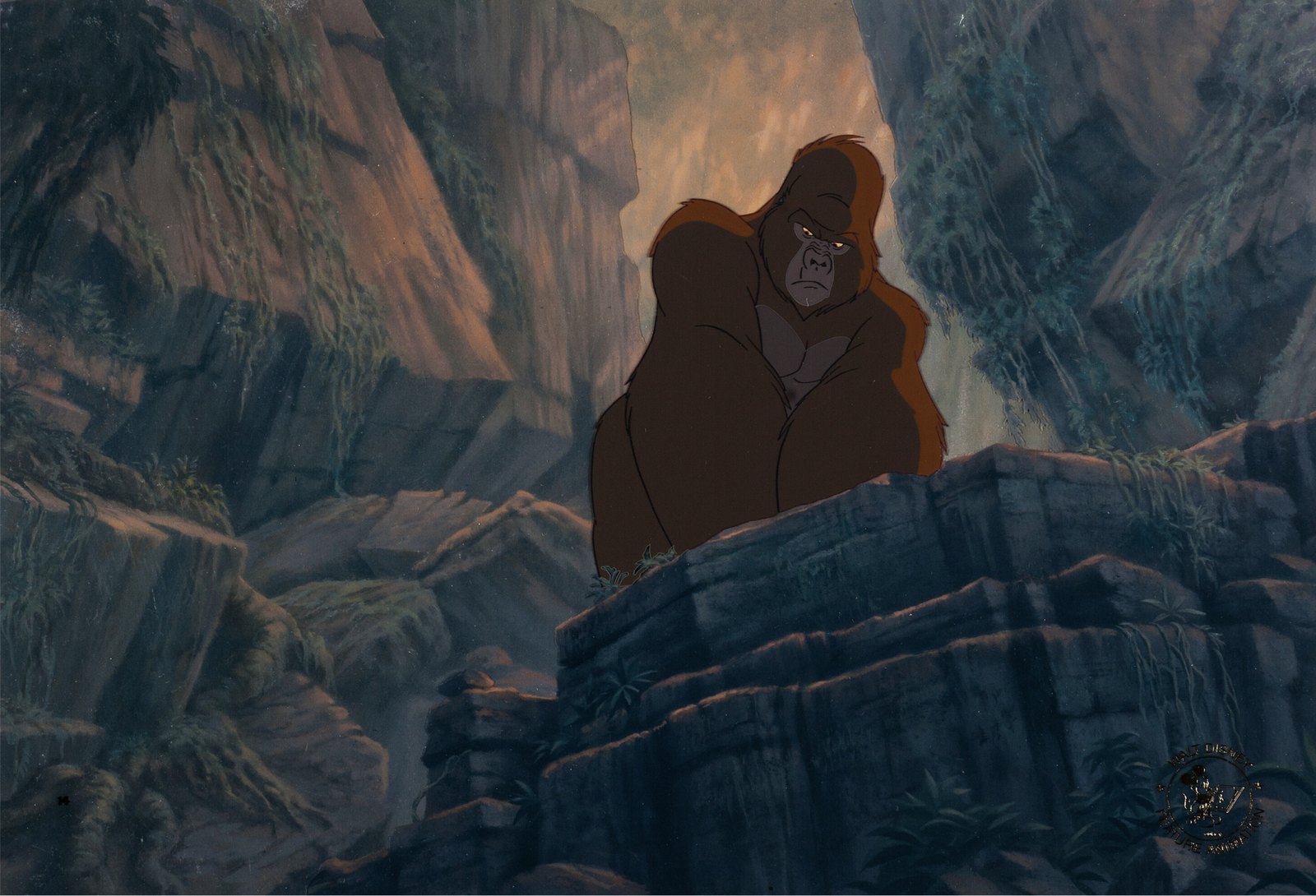 Tarzan Kerchak Employee-Only Limited Edition Cel #14/28